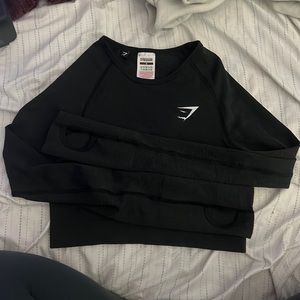 Gymshark long sleeve crop top